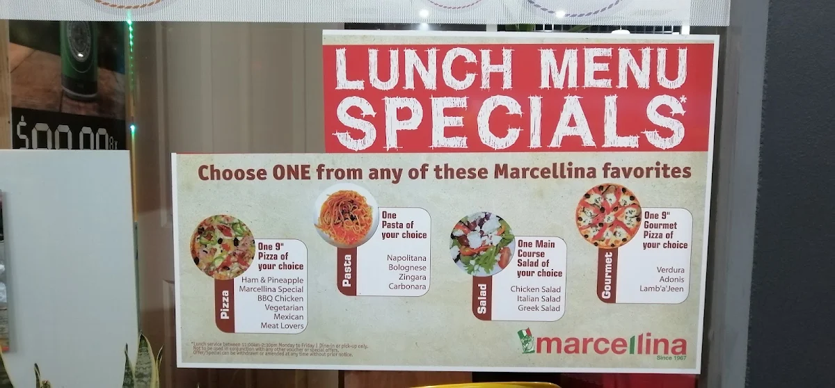 Menu, Marcellina