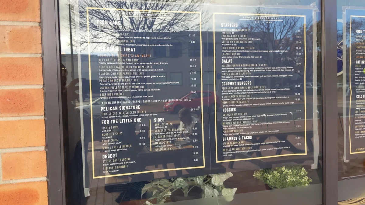 Menu, Bite & Beans Cafe
