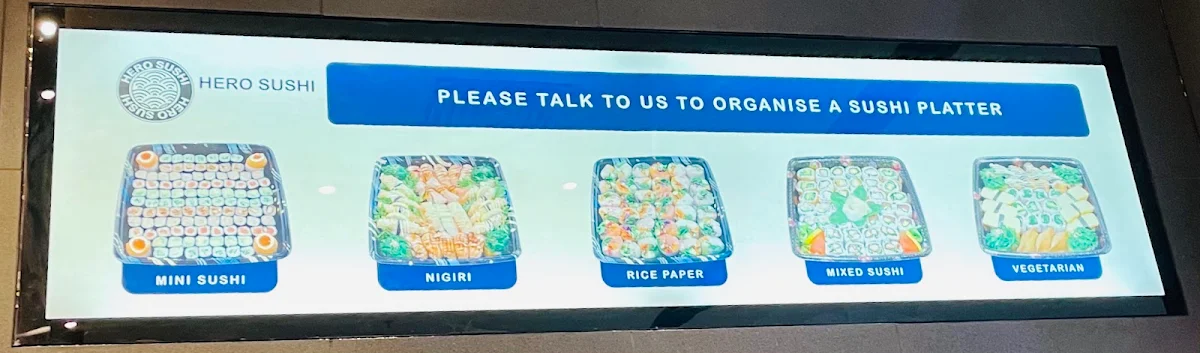 Menu, Miki Sushi