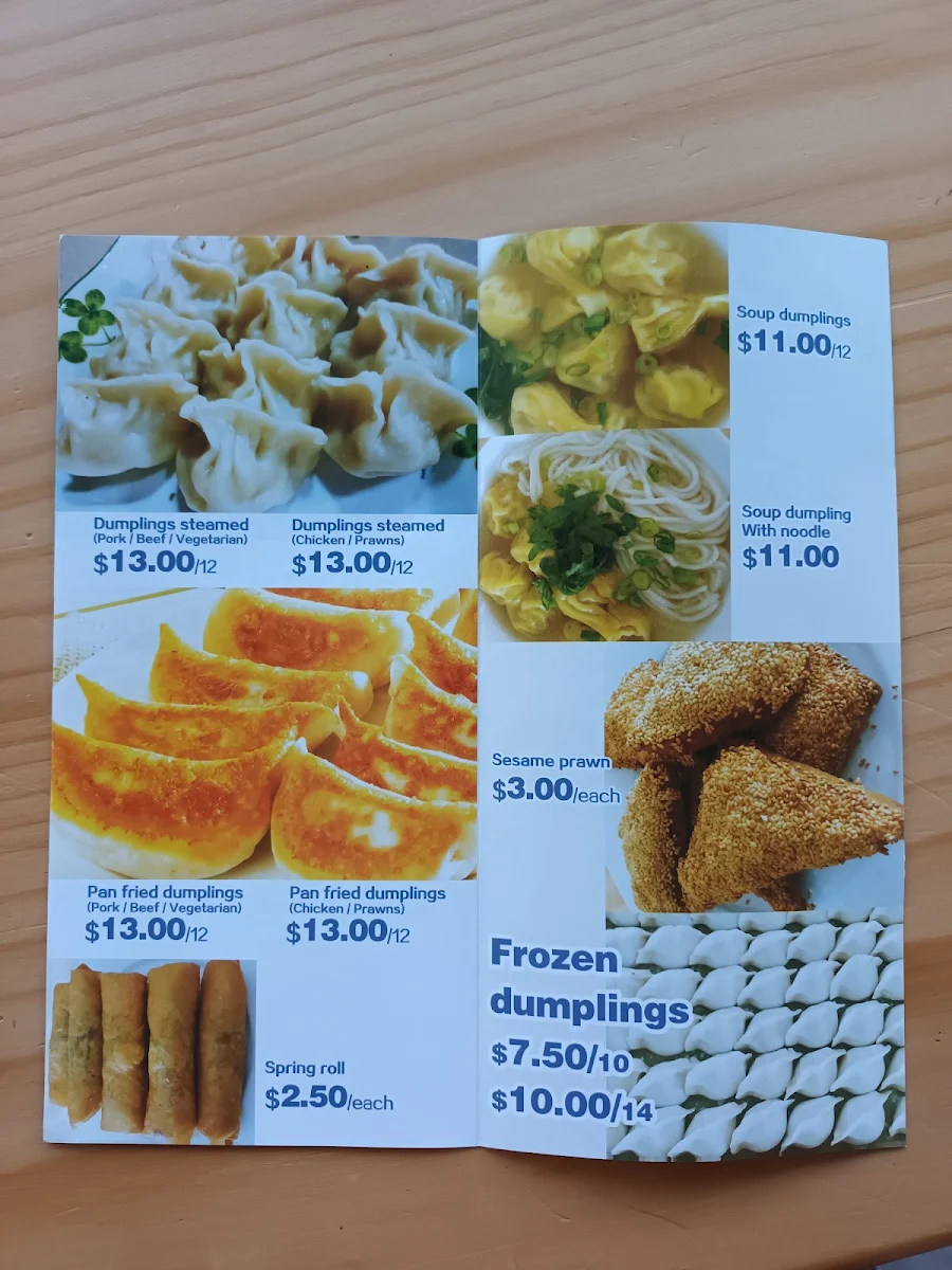 Menu, Dumpling Lin