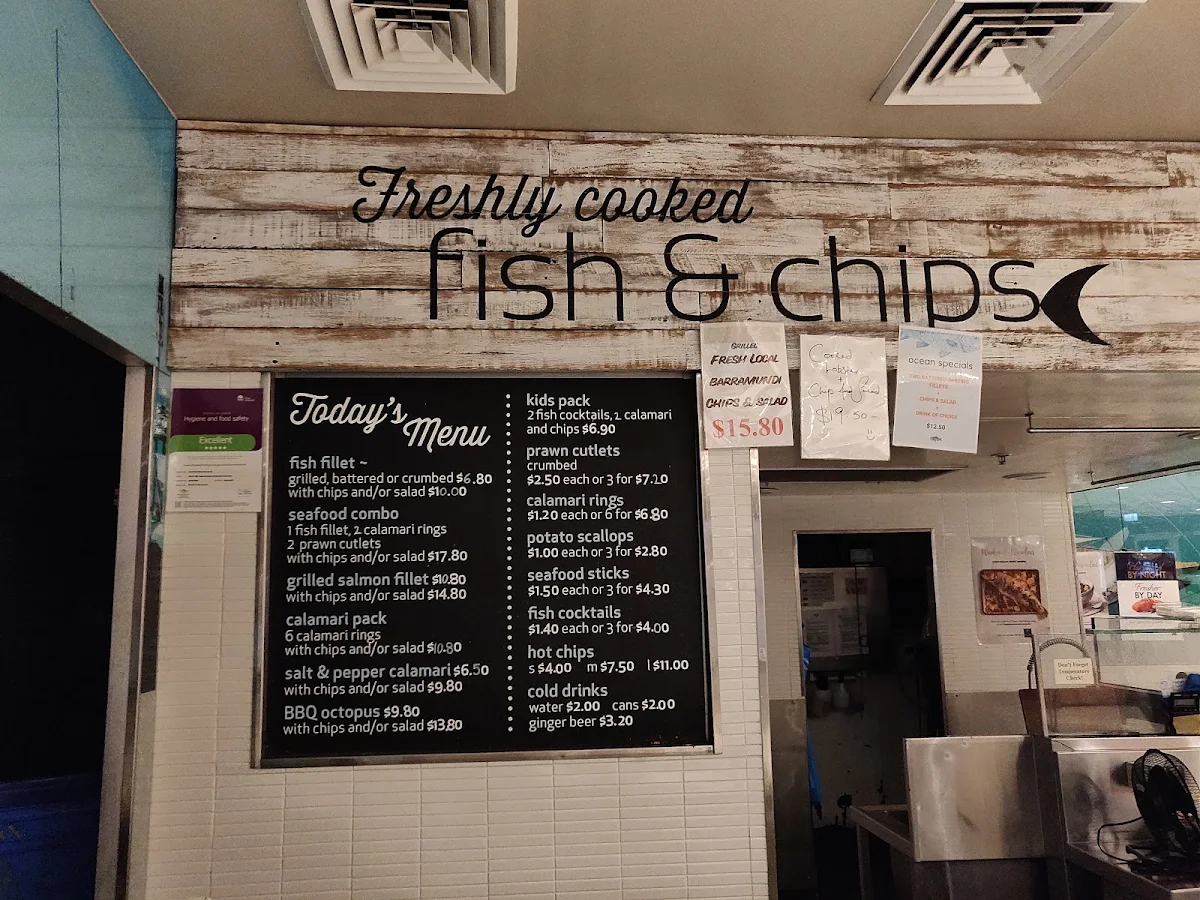 Menu, Randwick Seafood (Costi Seafoods Randwick)
