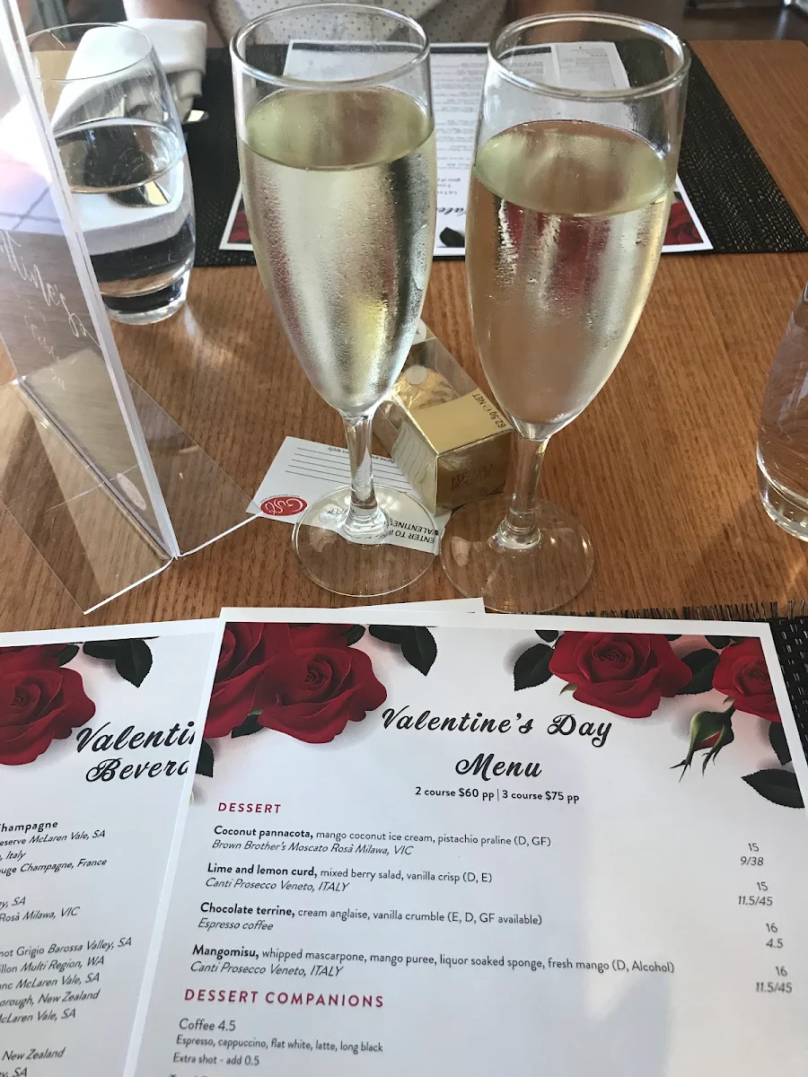Menu, Gusti Restaurant