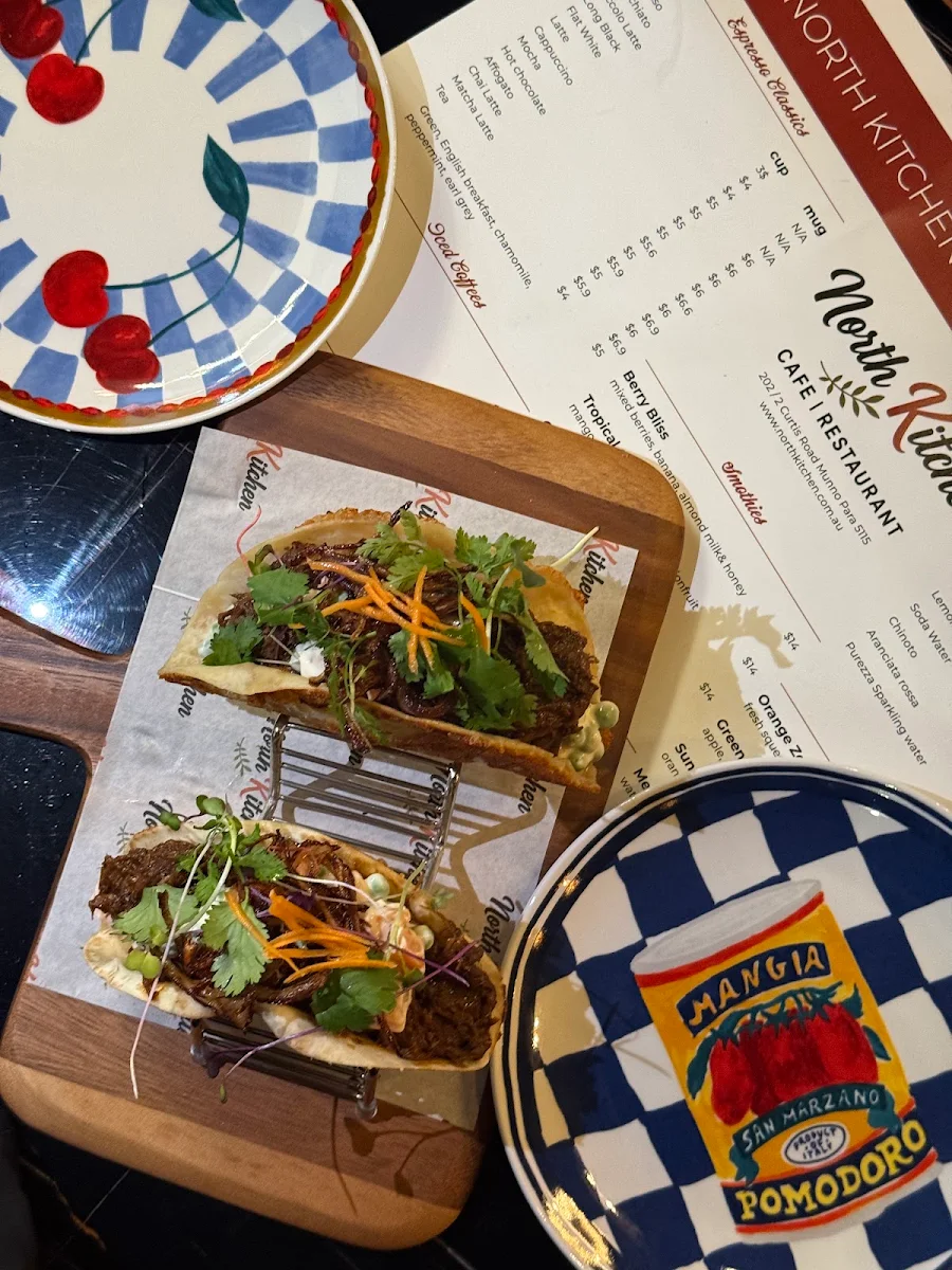 Menu, NORTH KITCHEN