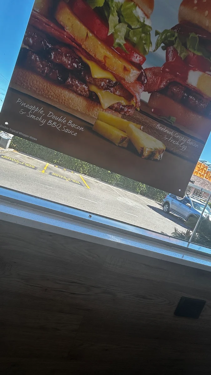 Menu, Hungry Jack's Burgers Brighton