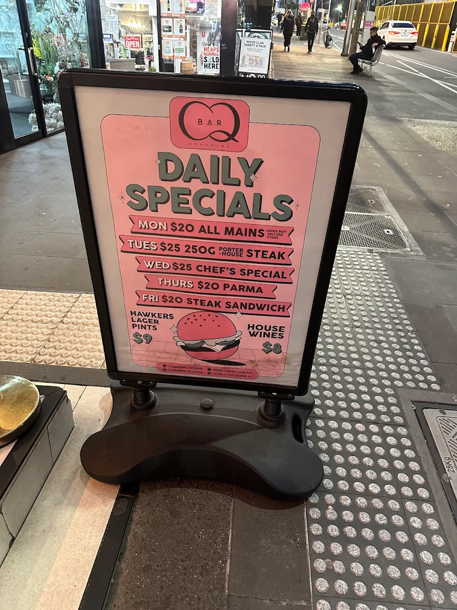Menu, CQ Bar