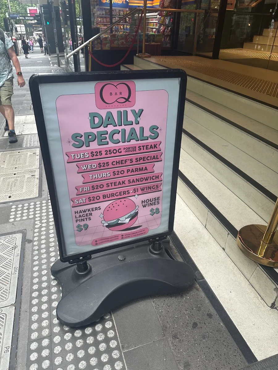 Menu, CQ Bar