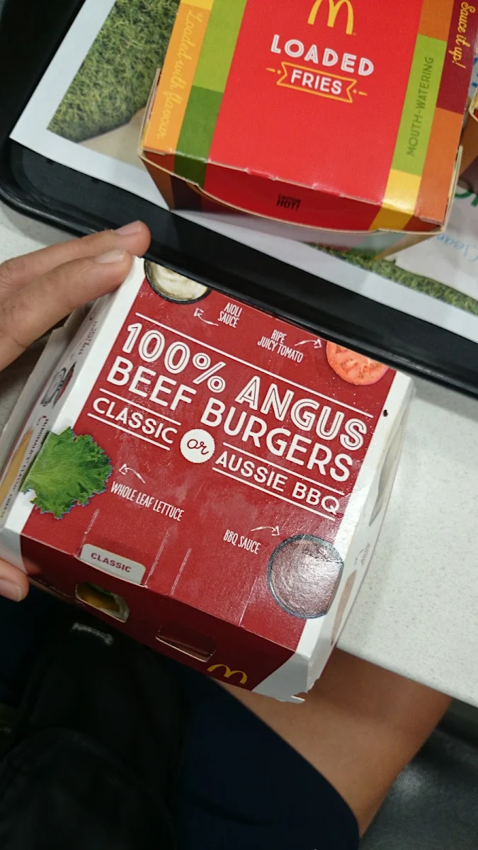 Menu, McDonald's Jolimont