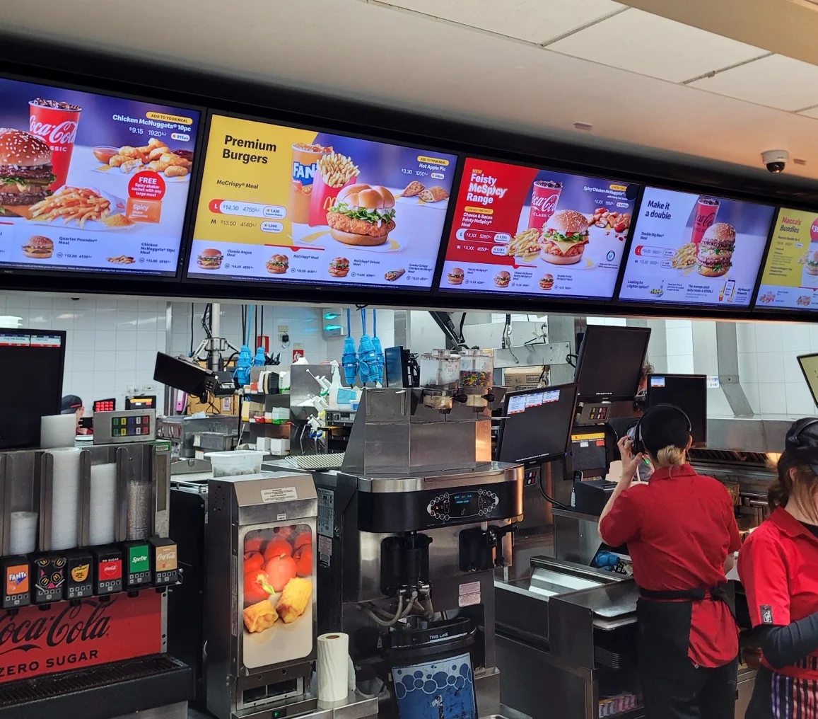 Menu, McDonald's Box Hill North
