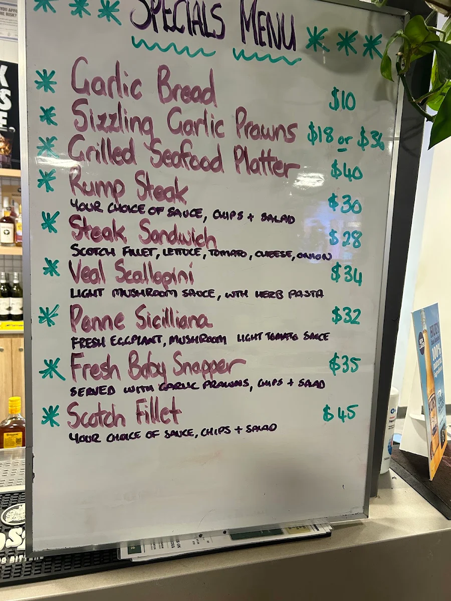 Menu, The Duck-Inn Bar & Bistro