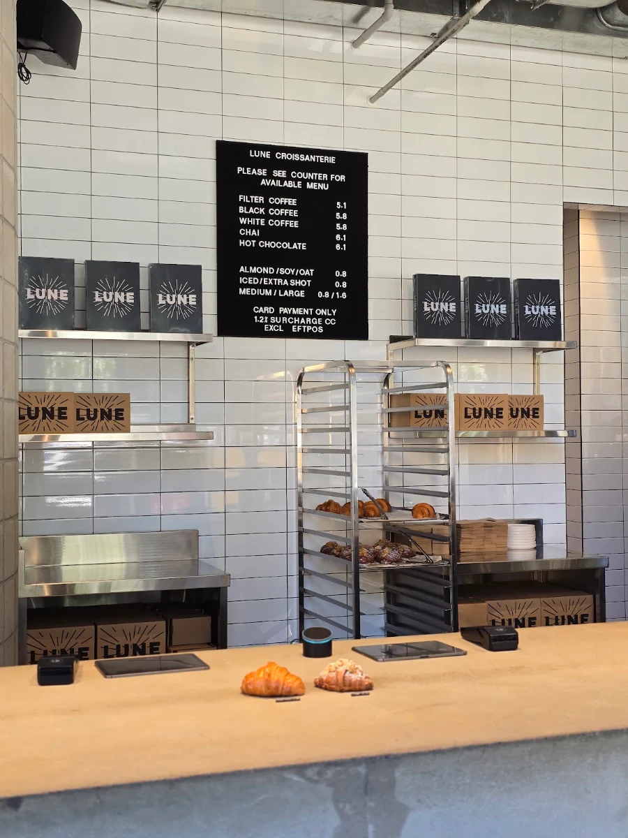 Menu, Lune Croissanterie South Brisbane