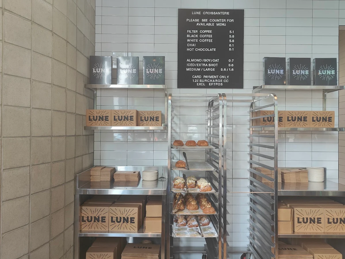 Menu, Lune Croissanterie South Brisbane