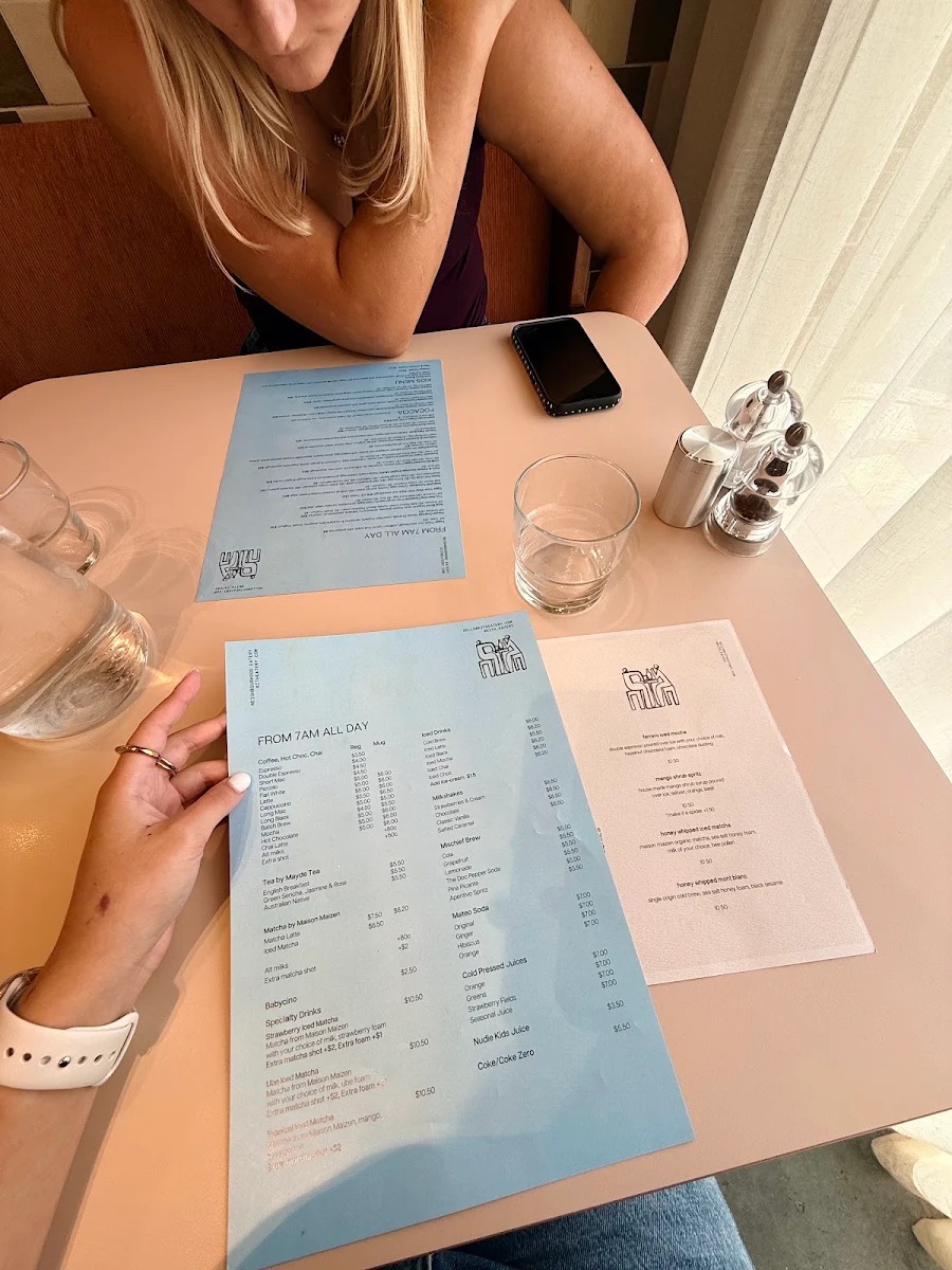 Menu, Kith Eatery