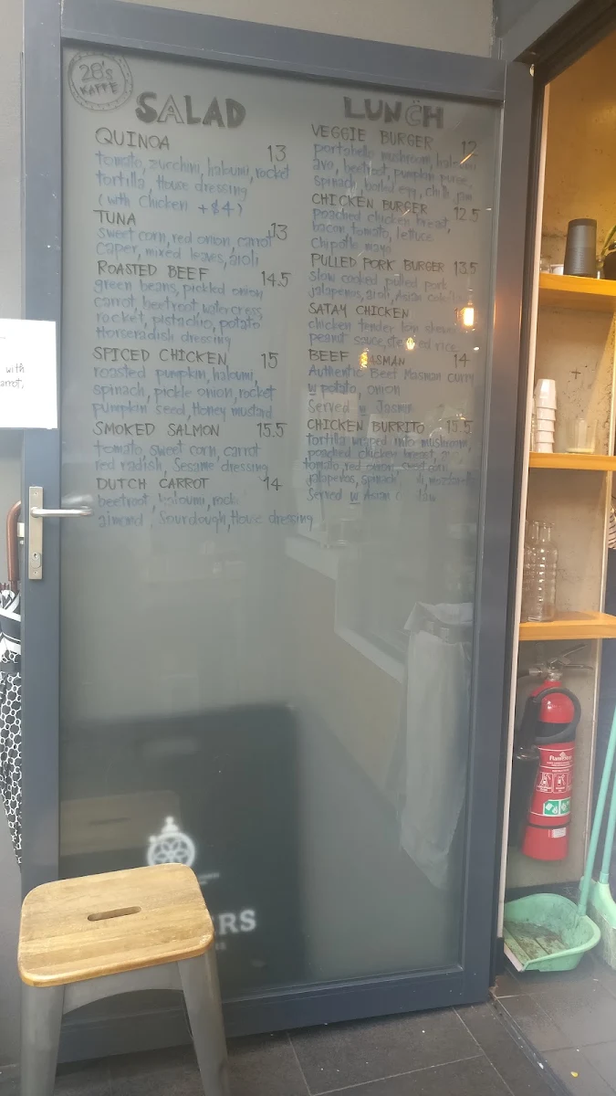 Menu, Tutta Cafe North Sydney