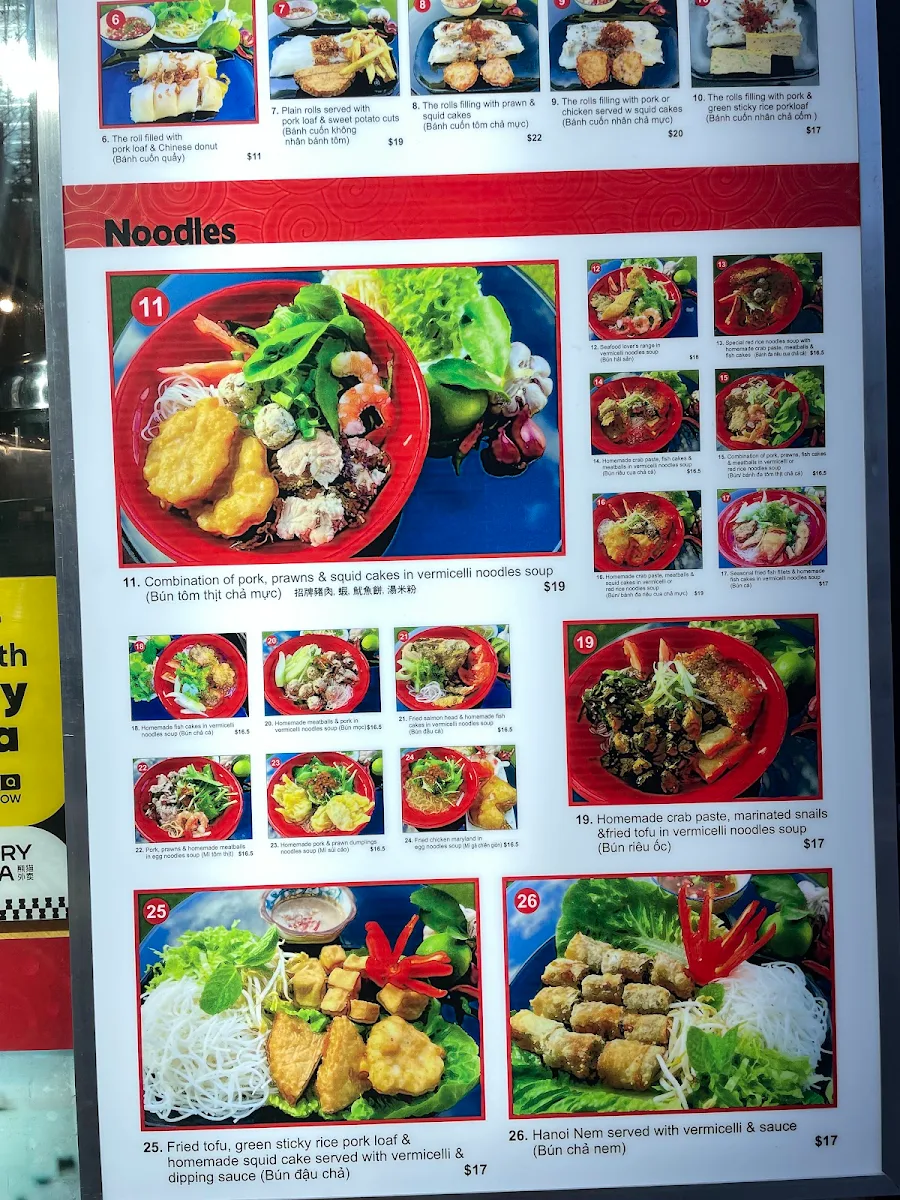 Menu, Ngon Banh Cuon
