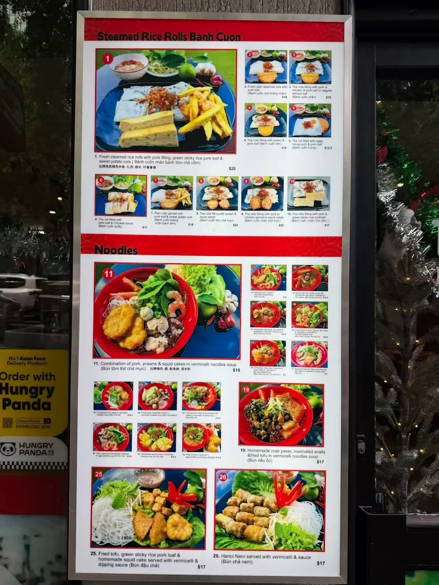 Menu, Ngon Banh Cuon