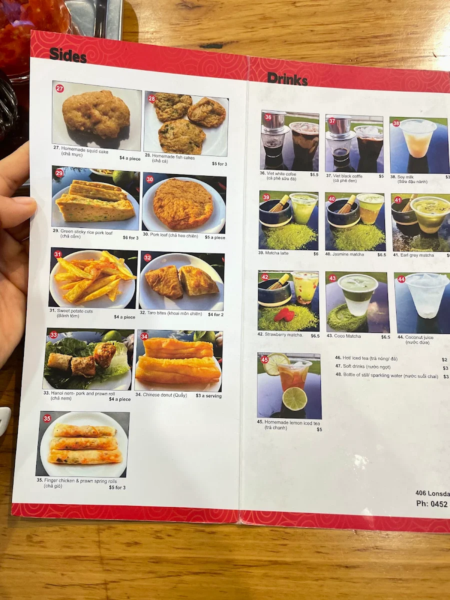 Menu, Ngon Banh Cuon