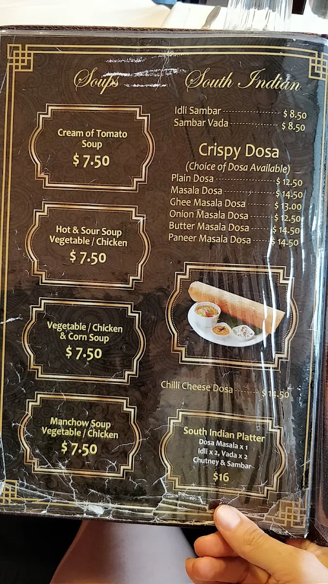 Menu, Aangan Footscray