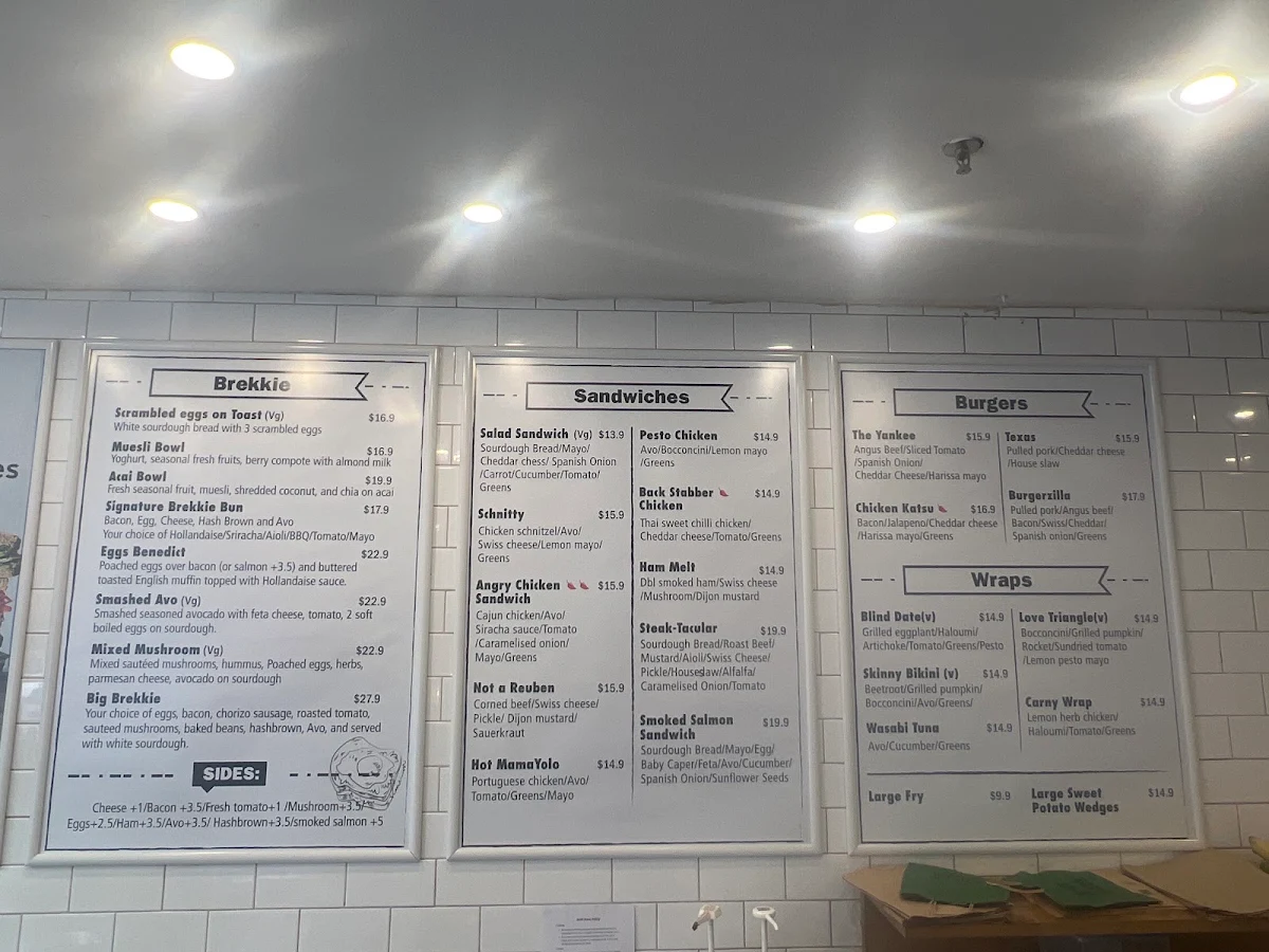 Menu, GrindHouse