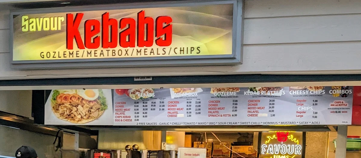 Menu, Savour Kebabs