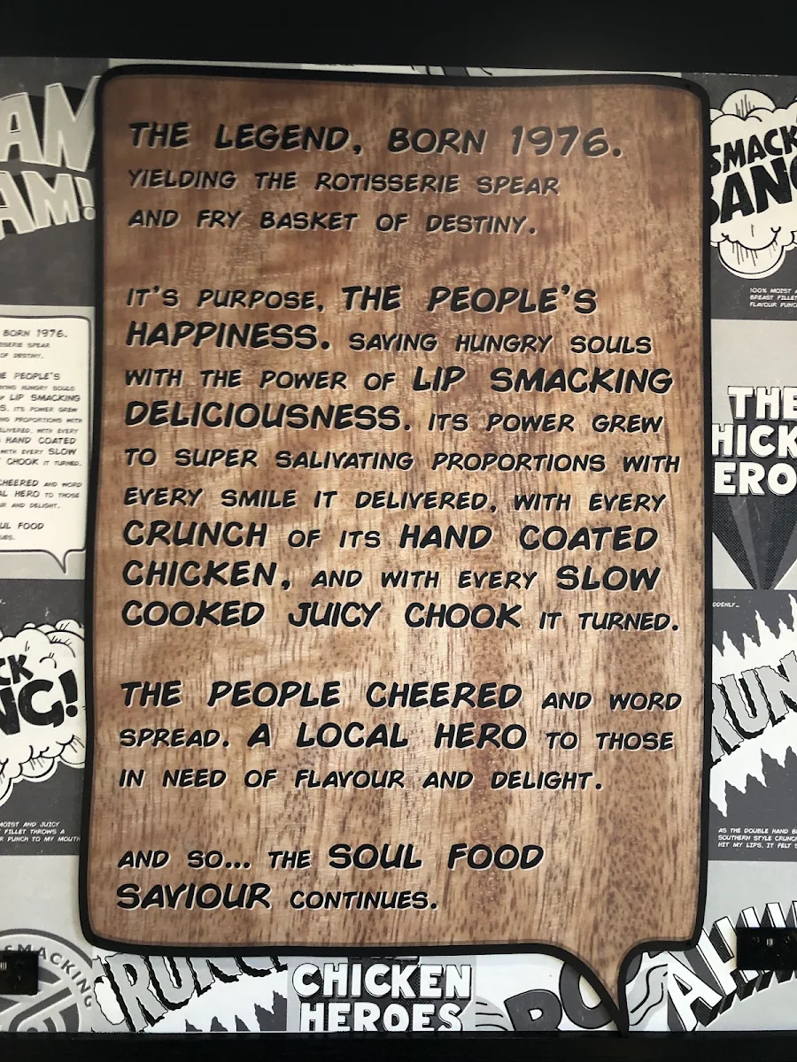 Menu, Chicken Treat Welshpool