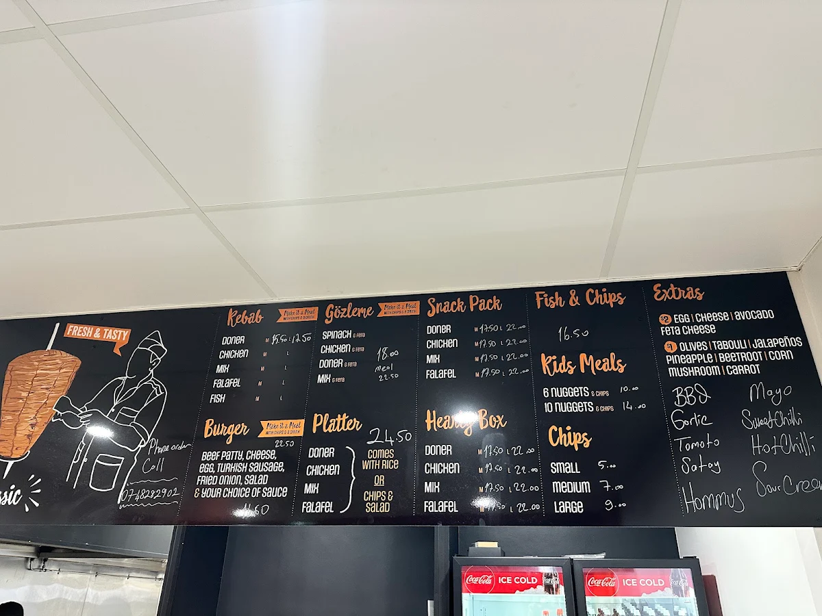 Menu, Plaka Kebab