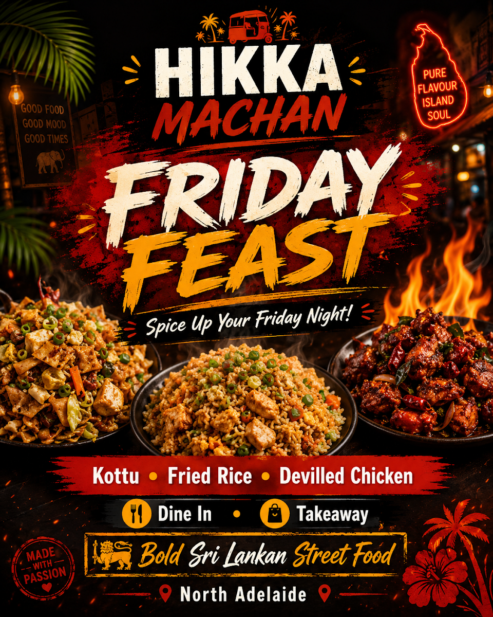 Menu, Hikka Machan Adelaide