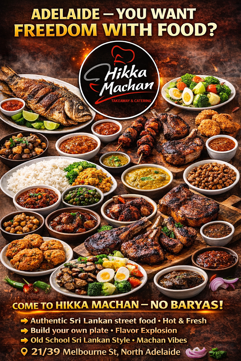 Menu, Hikka Machan Adelaide