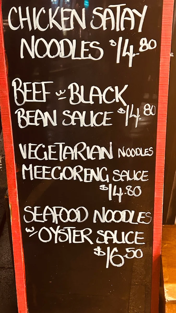 Menu, Yen Sushi Noodle