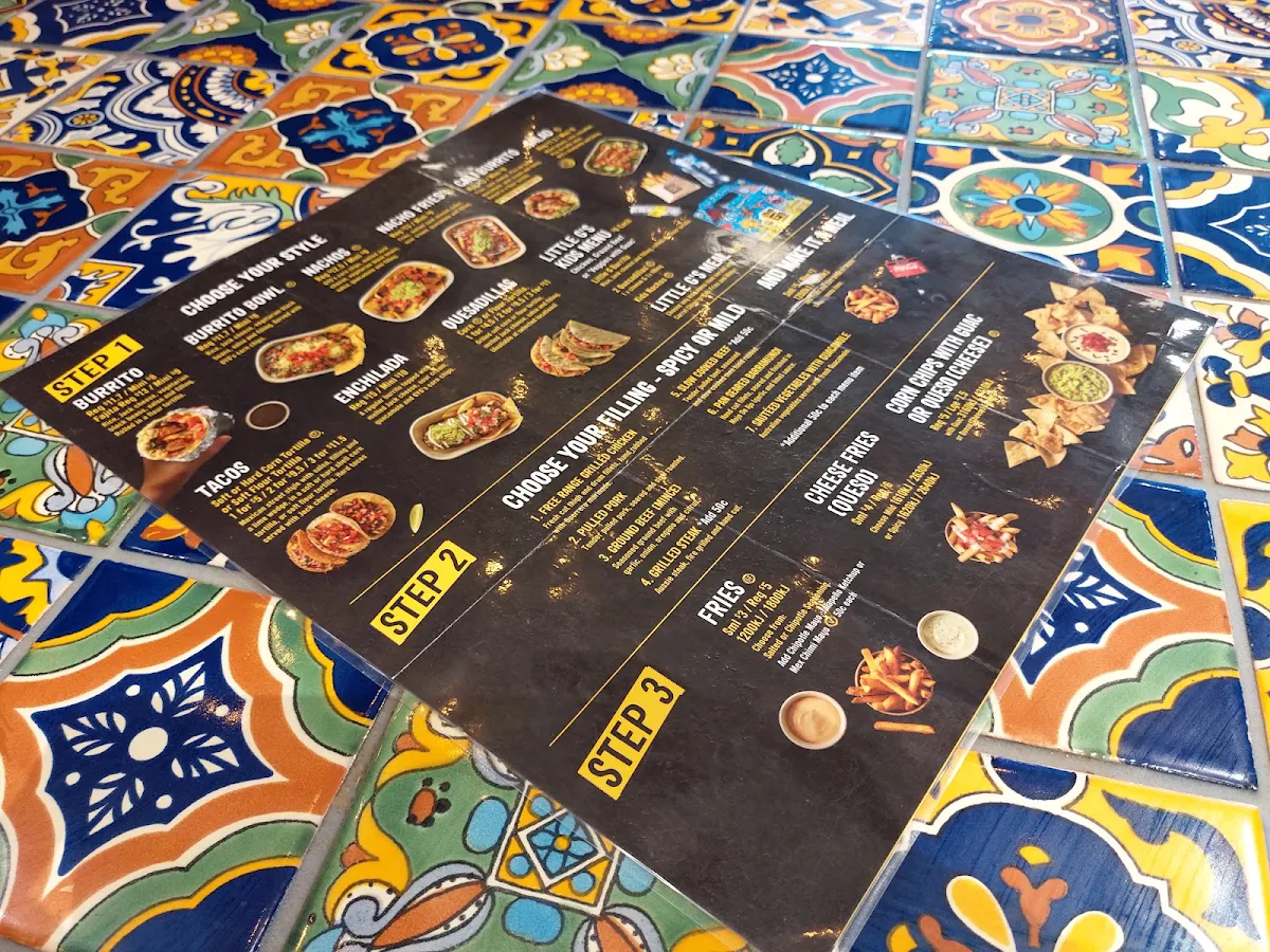 Menu, Guzman y Gomez - Moorabbin