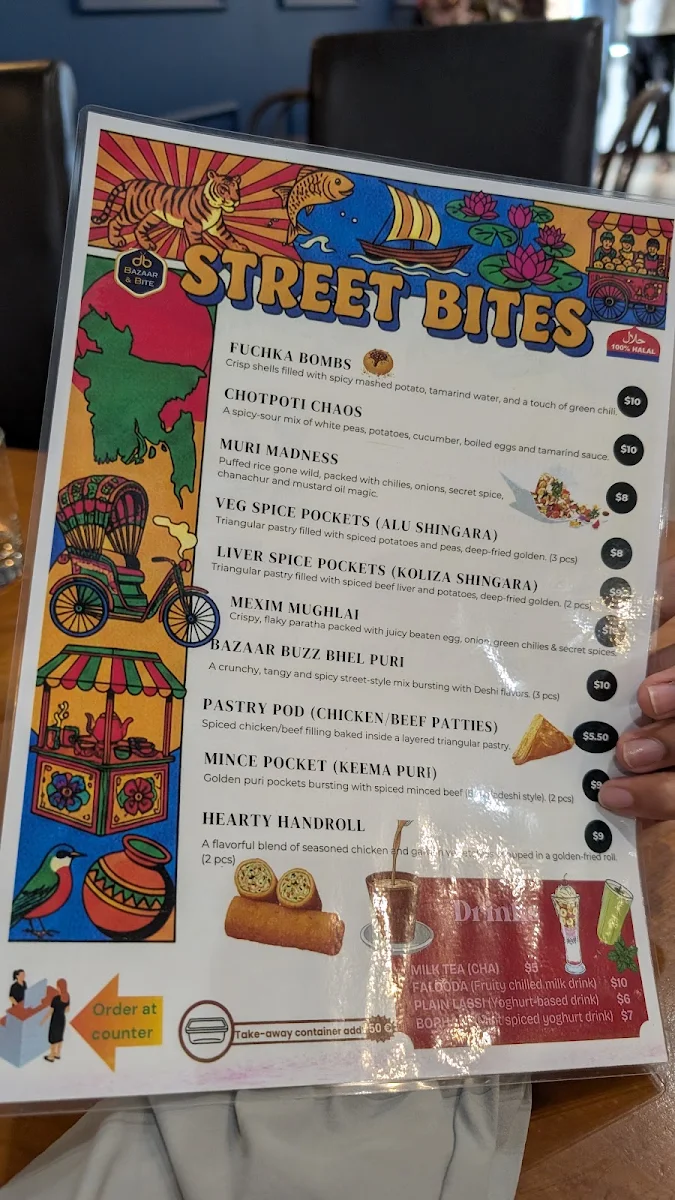 Menu, Bazaar And Bite