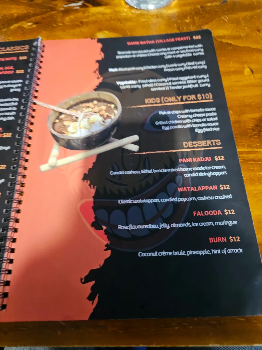 Menu, Sanni18