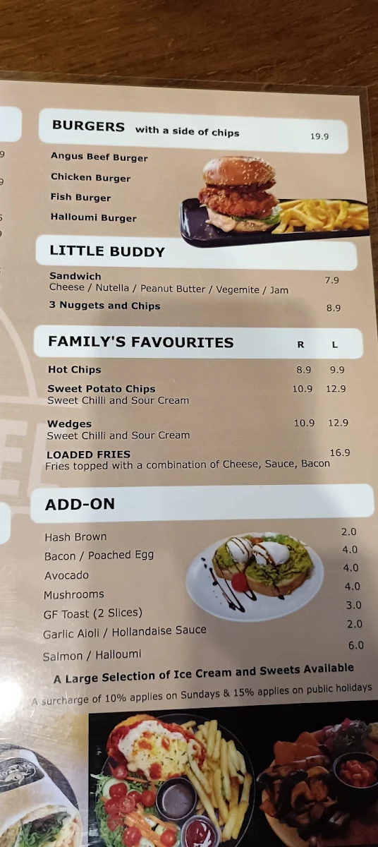 Menu, Craft Coffee Cafe Mount Barker
