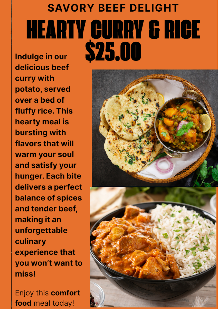 Menu, Food4u Cairns