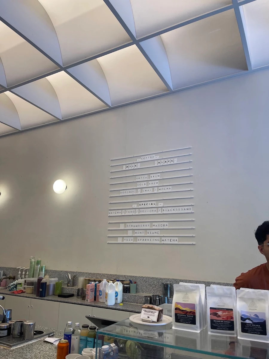 Menu, Mascavado Café & Pâtisserie