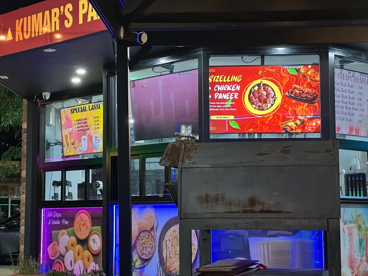 Menu, Kumar's Flavor Junction