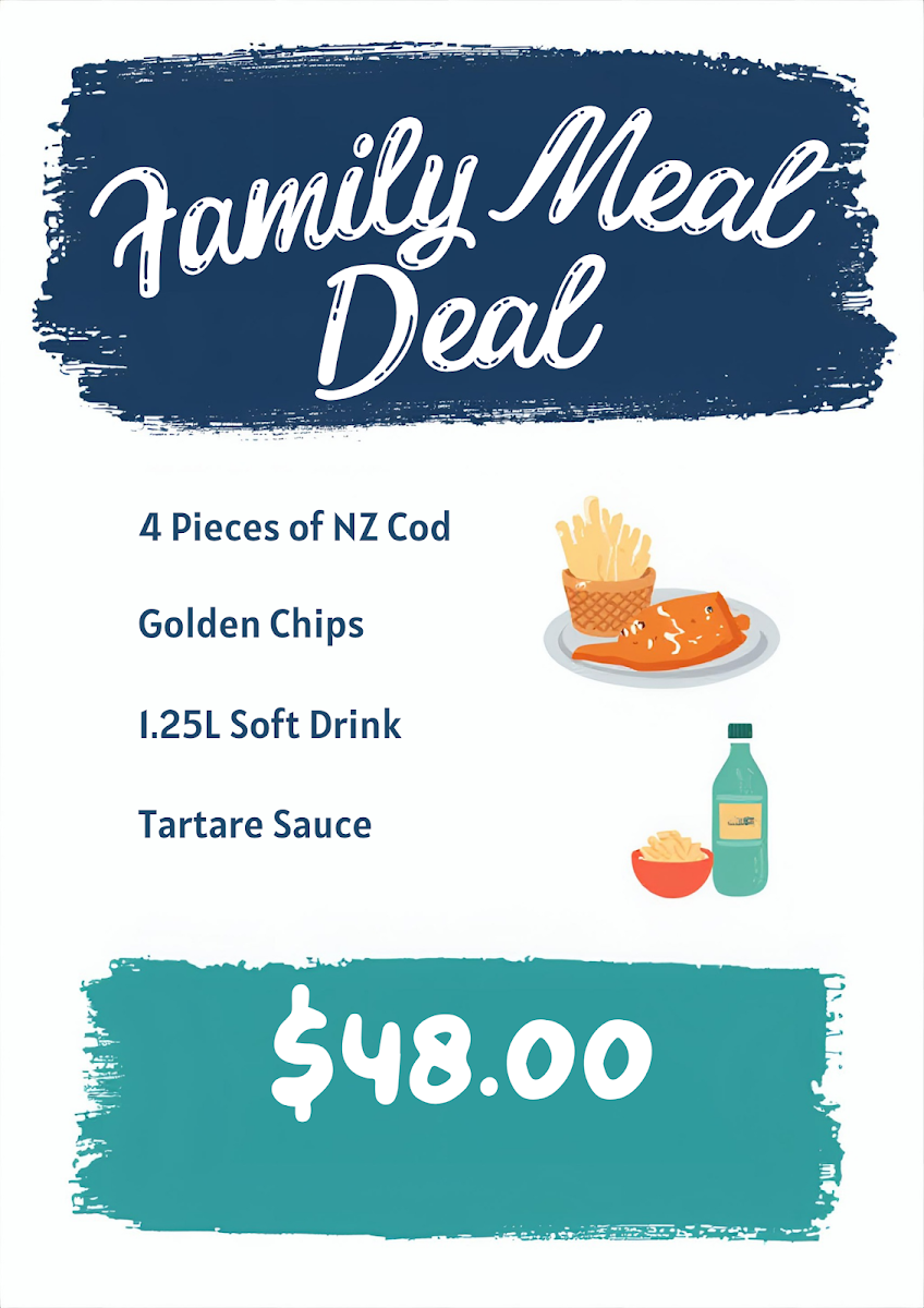 Menu, Cleveland Rocks Cafe & Take Away