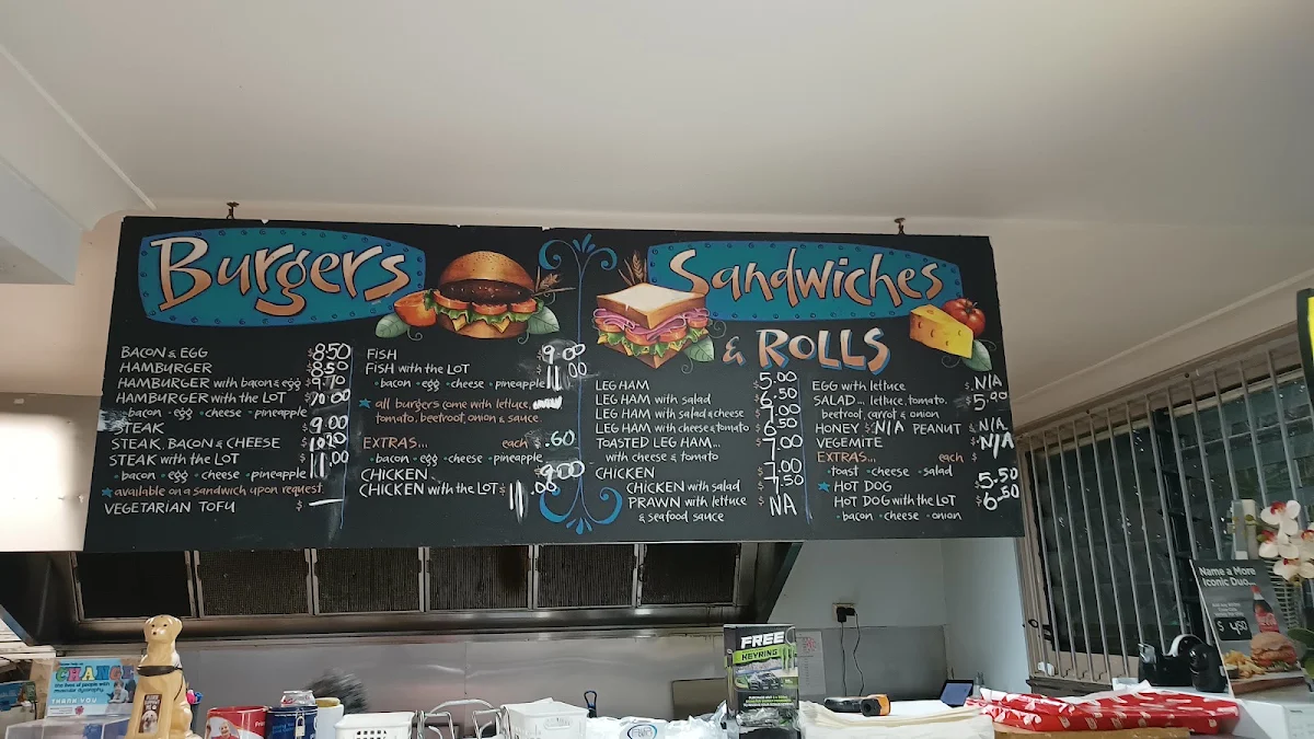 Menu, Cleveland Rocks Cafe & Take Away