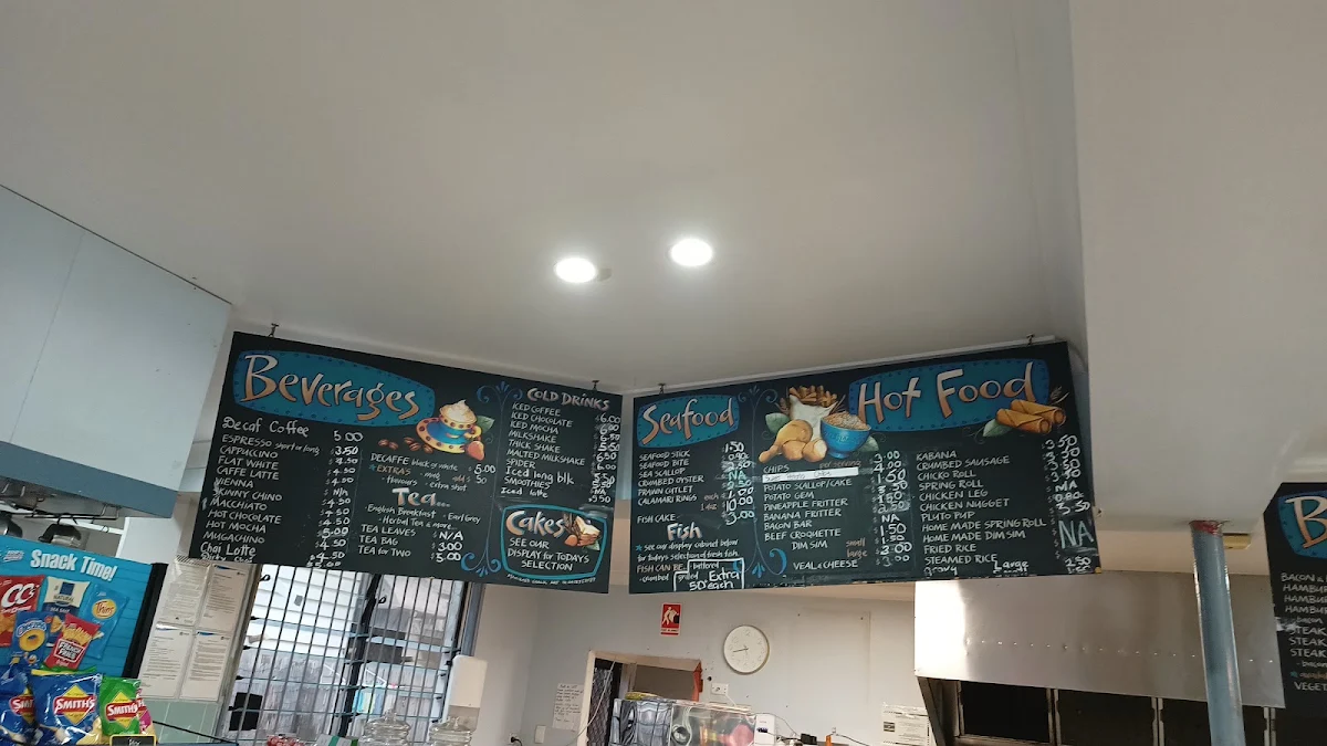 Menu, Cleveland Rocks Cafe & Take Away