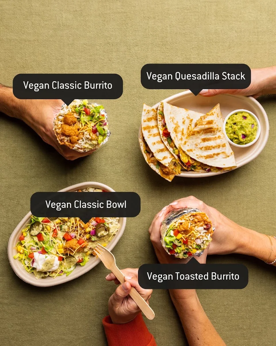 Menu, Zambrero Byford