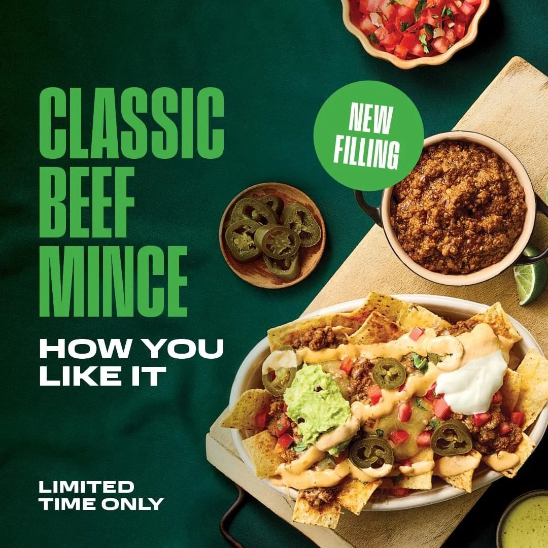 Menu, Zambrero Byford