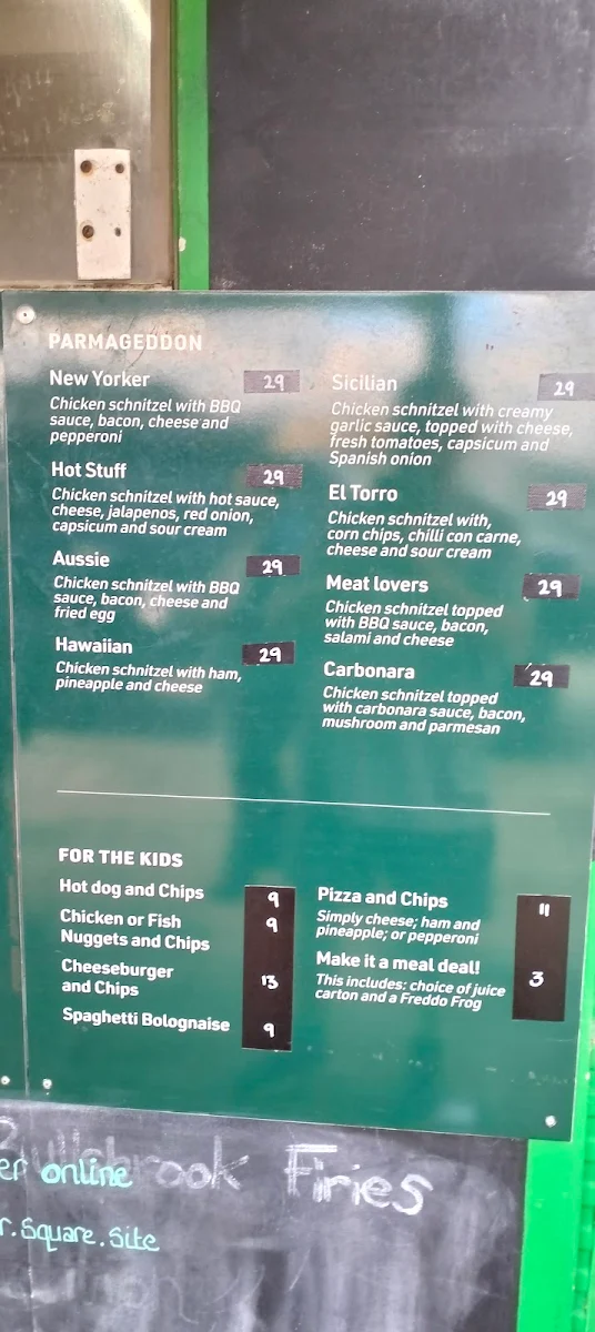 Menu, MEAN BEAN DINER