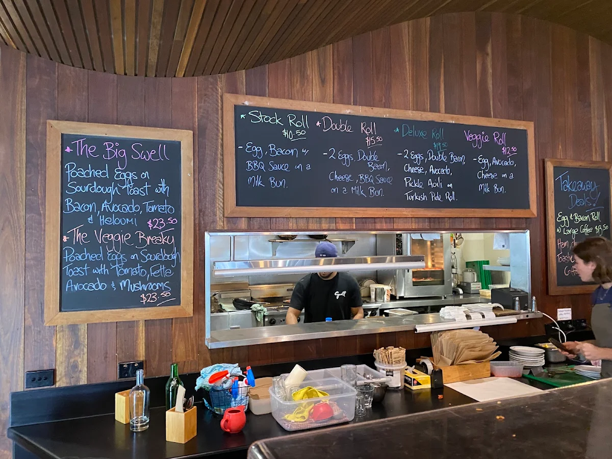 Menu, Swell Foods & Coastal Catering