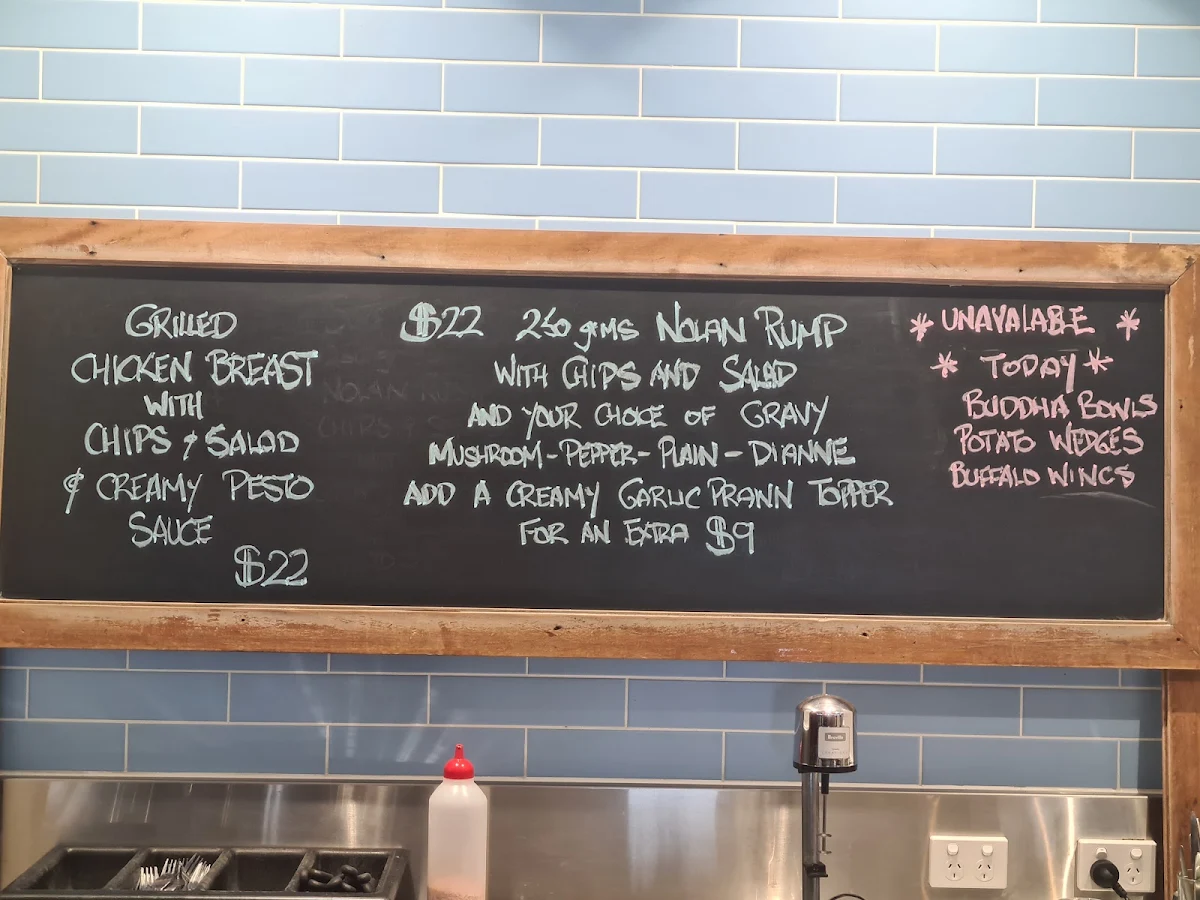 Menu, Cabarita Beach Hotel