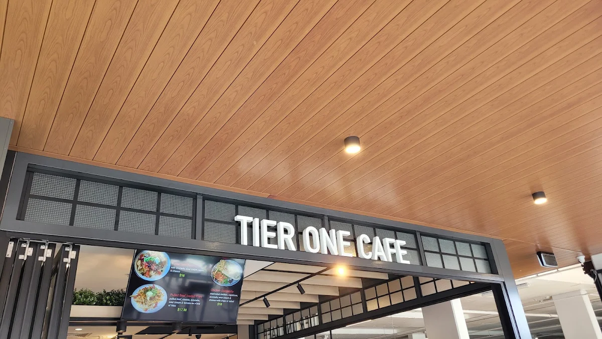Menu, Tier One Cafe - Chatswood