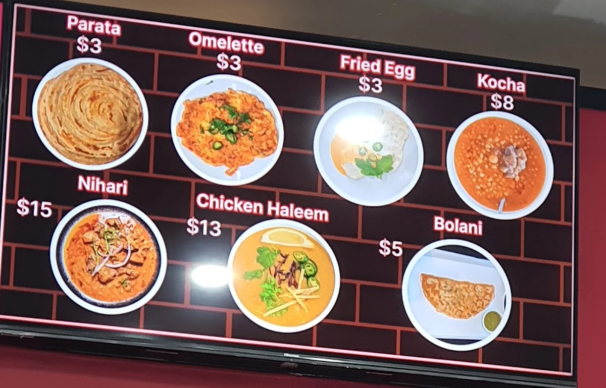 Menu, Tasty Food House