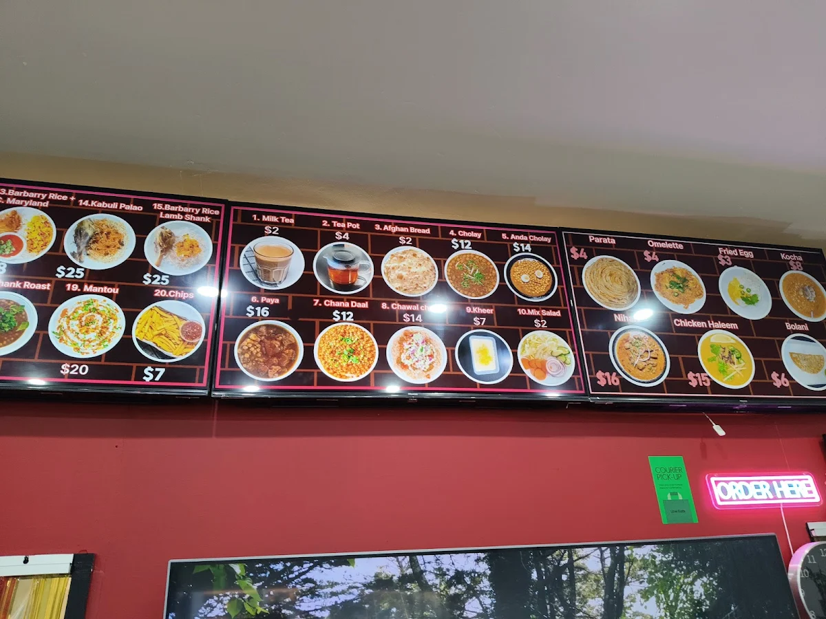 Menu, Tasty Food House