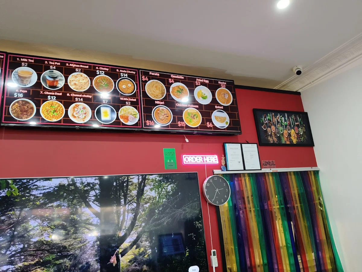 Menu, Tasty Food House