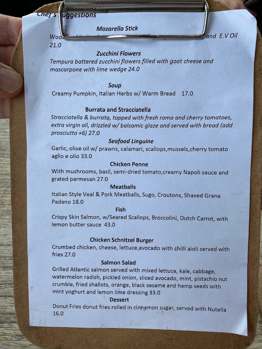 Menu, The Brook Eatery - Cherrybrook