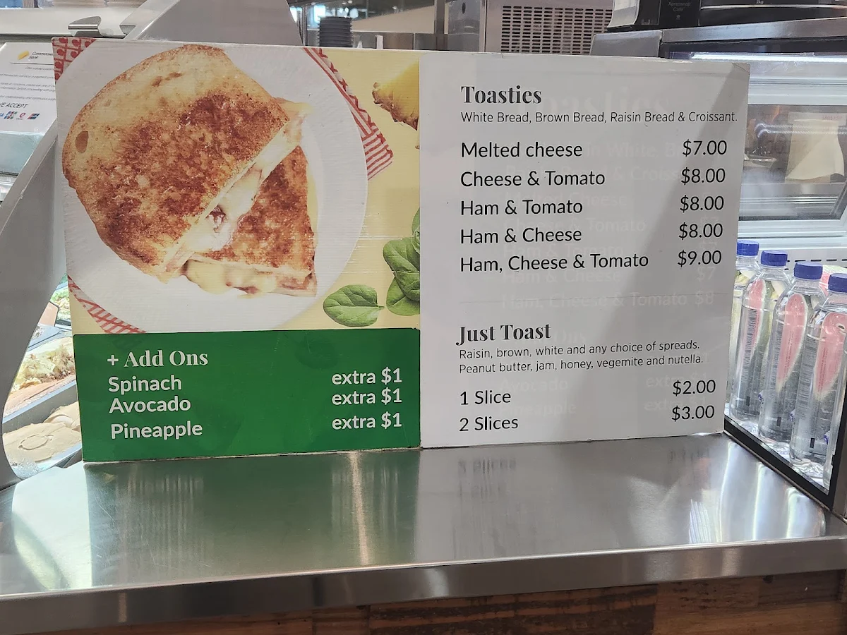 Menu, Fresco Juice Bar Plus