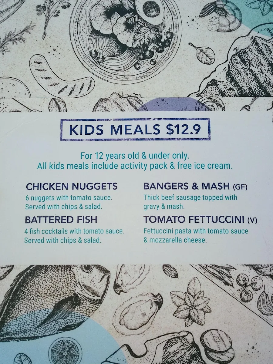 Menu, Montauk Tavern